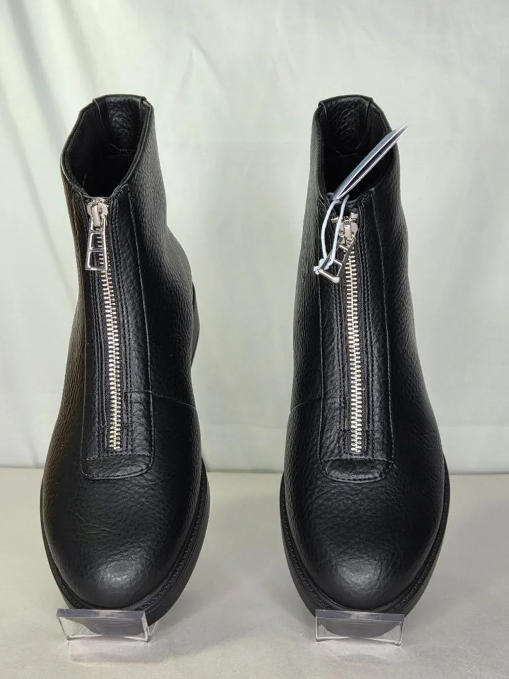 Aerosoles Poshia Chelsea Bootie, Black Faux Leather, 7.5M